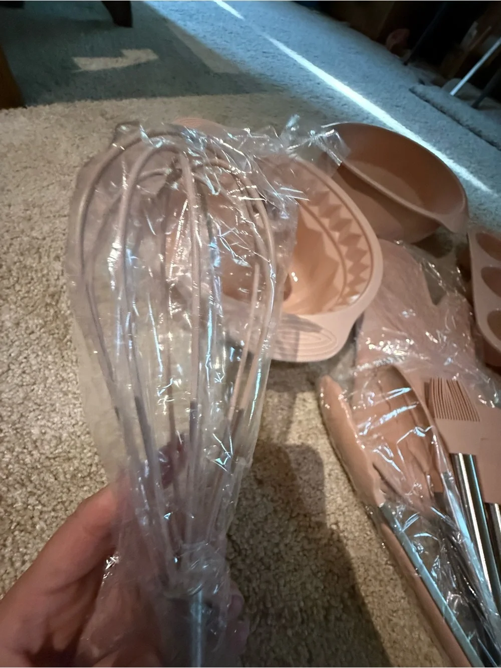 Premium Silicone Bakeware Set - Blush Pink Complete Kitchen Kit